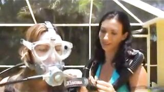 Lesbian Scuba Fuck In Pool Part 1 Lesbian Porn Videos