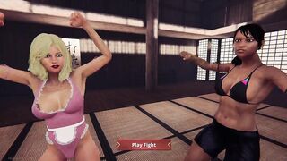 Faye Vs Dela Naked Fighter 3D Lesbian Porn Videos