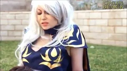 Ashe and Caitlyn League of Legends Lesbian Cosplay Porn Lesbian