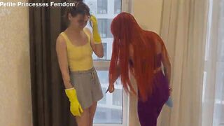 Mistress Agma Turned Her Maid Into A Lesbian Foot Slave Lesbian Porn Videos