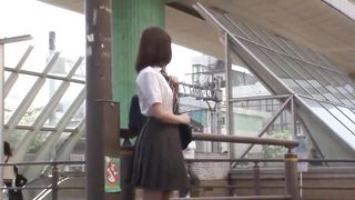 Asian Schoolgirl Stalks and Fucks Teacher to Orgasm Lesbian Porn