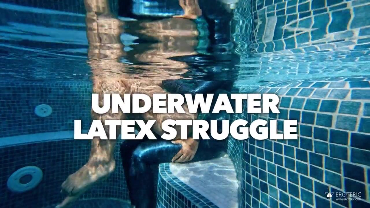 Underwater Latex Struggle: lesbian latex & bondage diving porn - Lesbian  Porn Videos